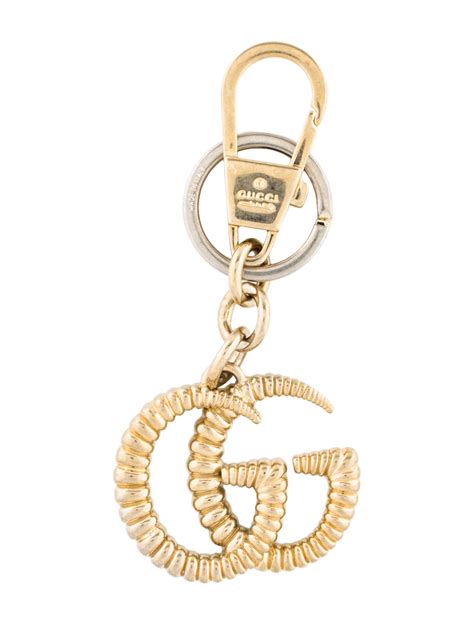 gucci gold keychain